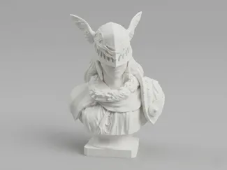 Malenia Bust - Elden Ring (High-Detail Fan Art)