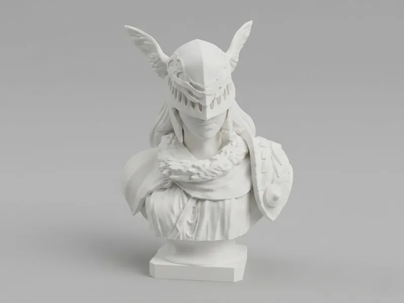 Malenia Bust - Elden Ring (High-Detail Fan Art)