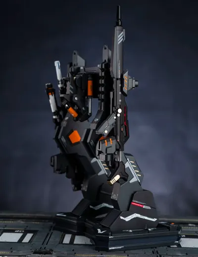 Model Base Weapon Rack