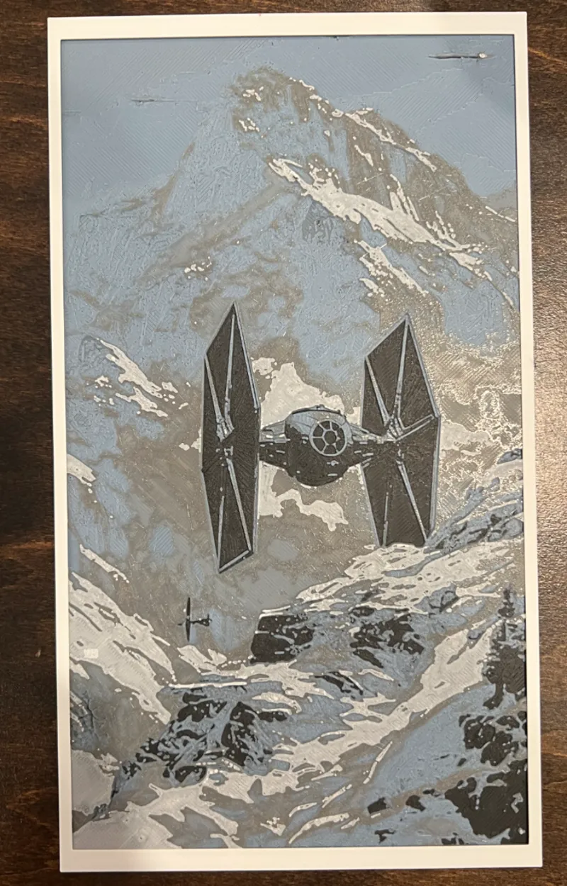 Tie Fighter Hueforge 