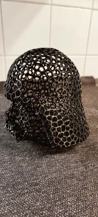 Casque de Dark Vador façon Voronoi — photo 2
