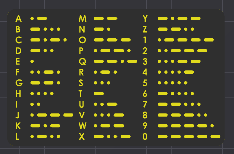 Miniatura 5 do modelo 3D Wallet Card Morse Code