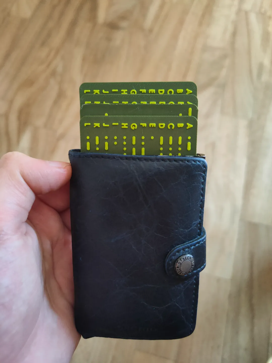 Wallet Card Morse Code view 2