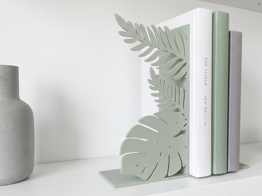 Buchstütze "Tropische Blätter"