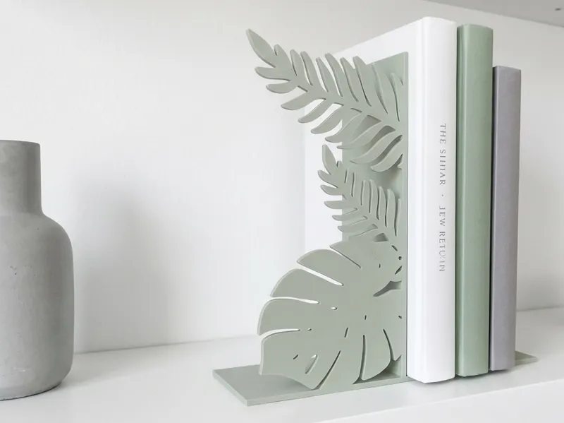 Buchstütze "Tropische Blätter"