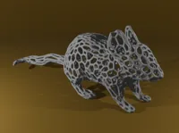 Souris style voronoï — photo 1