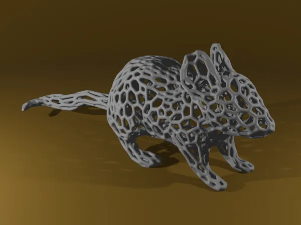 Souris style voronoï
