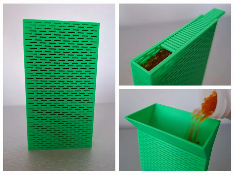 Silica Gel Container with Accessories