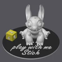 Stitch — petite figurine cadeau personnalisable — photo 1