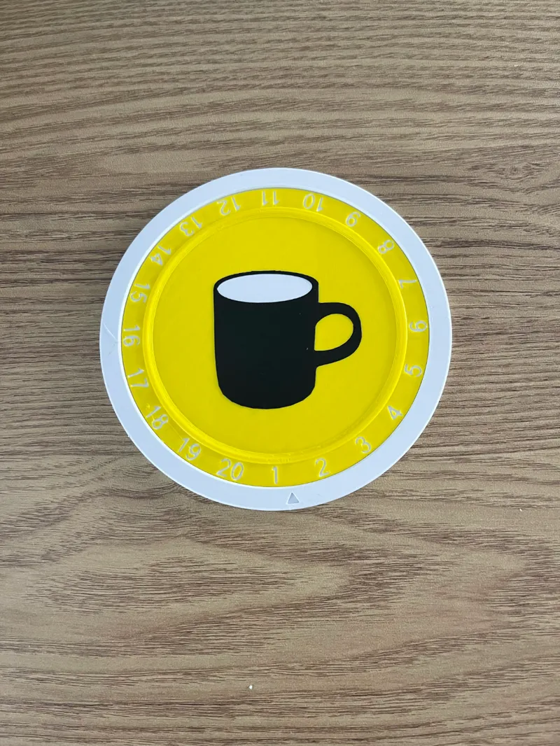Counting Mug Coaster
