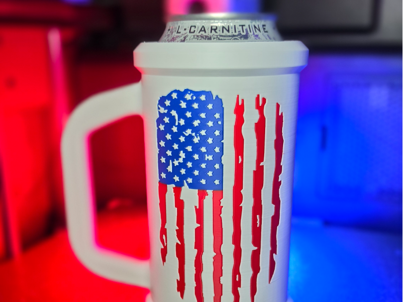 16oz Monster Can Holder (NO SUPPORTS) (Painted)