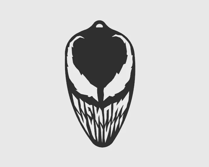 Venom Keychain