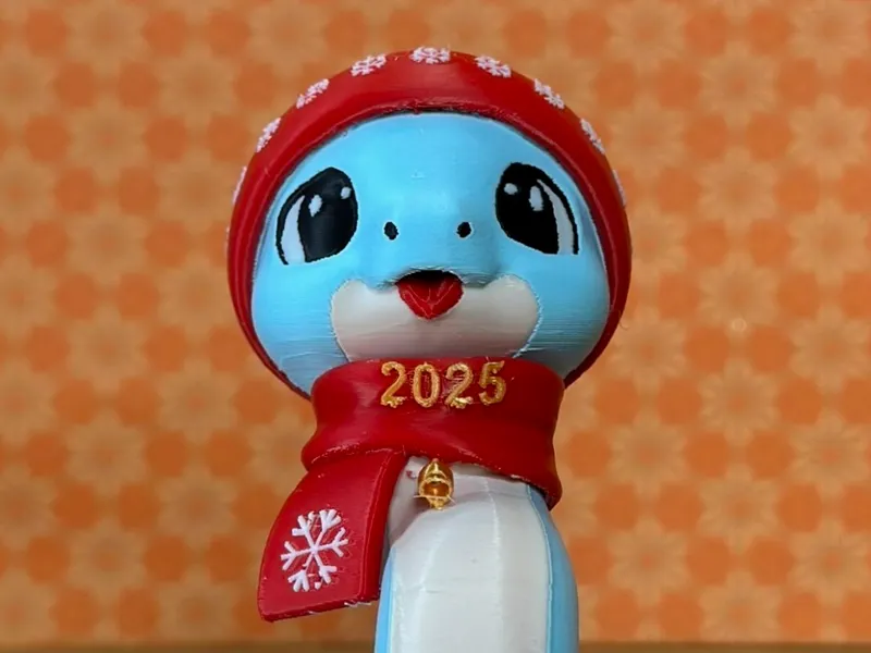 Cute Snake for the 2025 Lunar New Year / Zodiac 