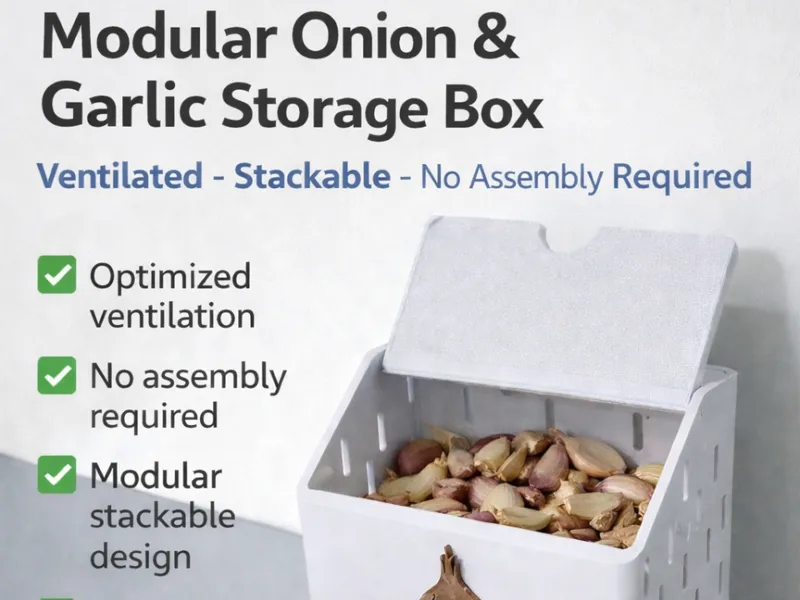 Modular Onion & Garlic Storage - IKEA Inspired