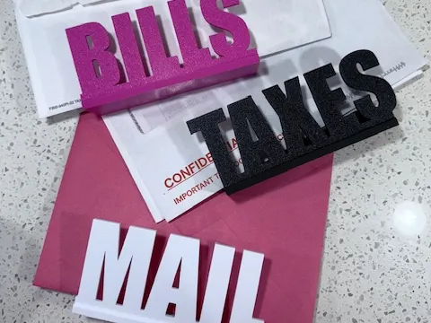 Mail Organizers - Bills, Taxes, Mail