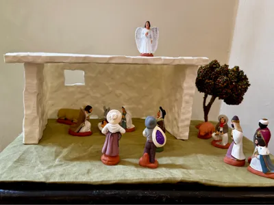 Cave for Christmas Nativity Scene (crib)