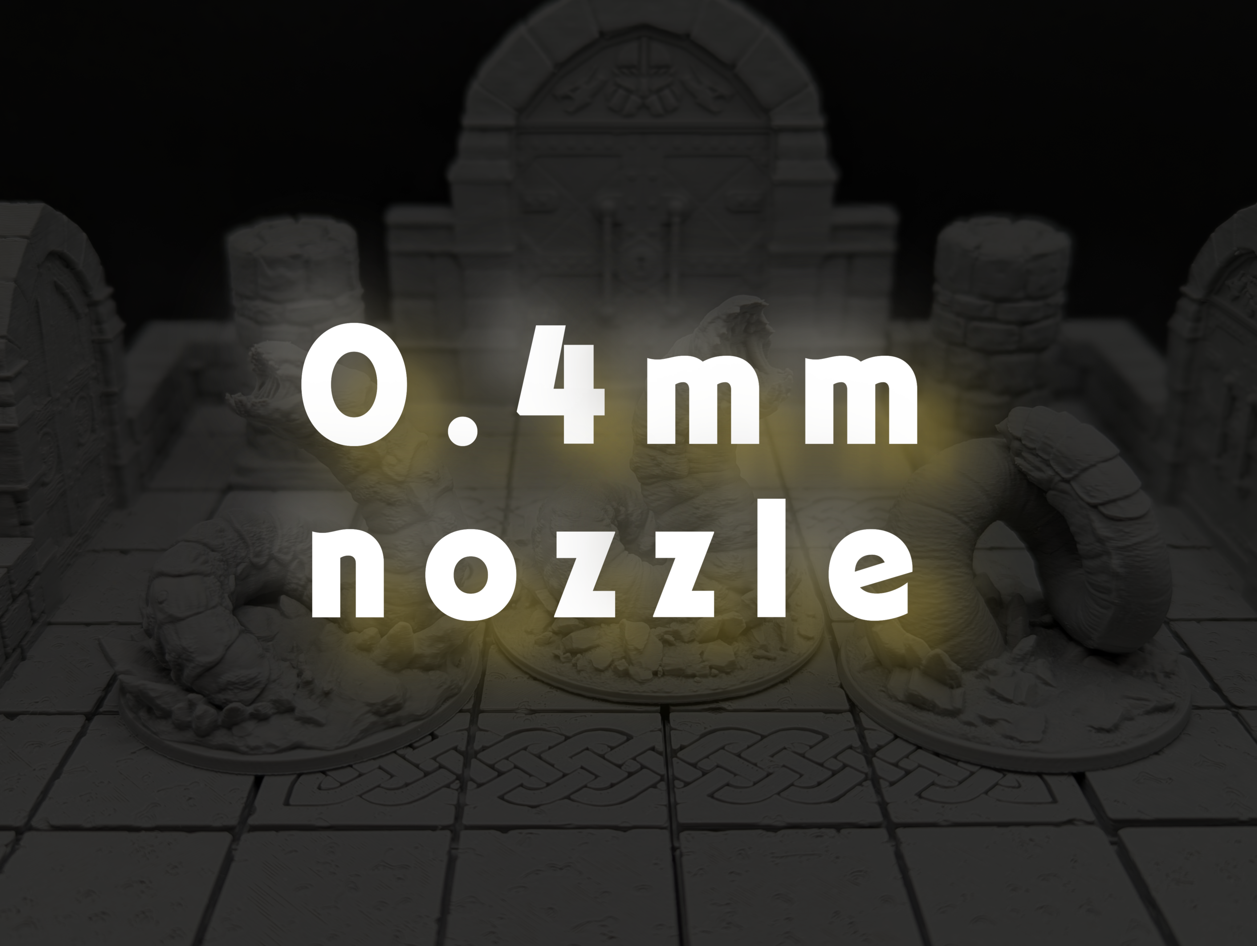 Miniatura 1 do modelo 3D Slatescale Worms (supportless creature pack) 