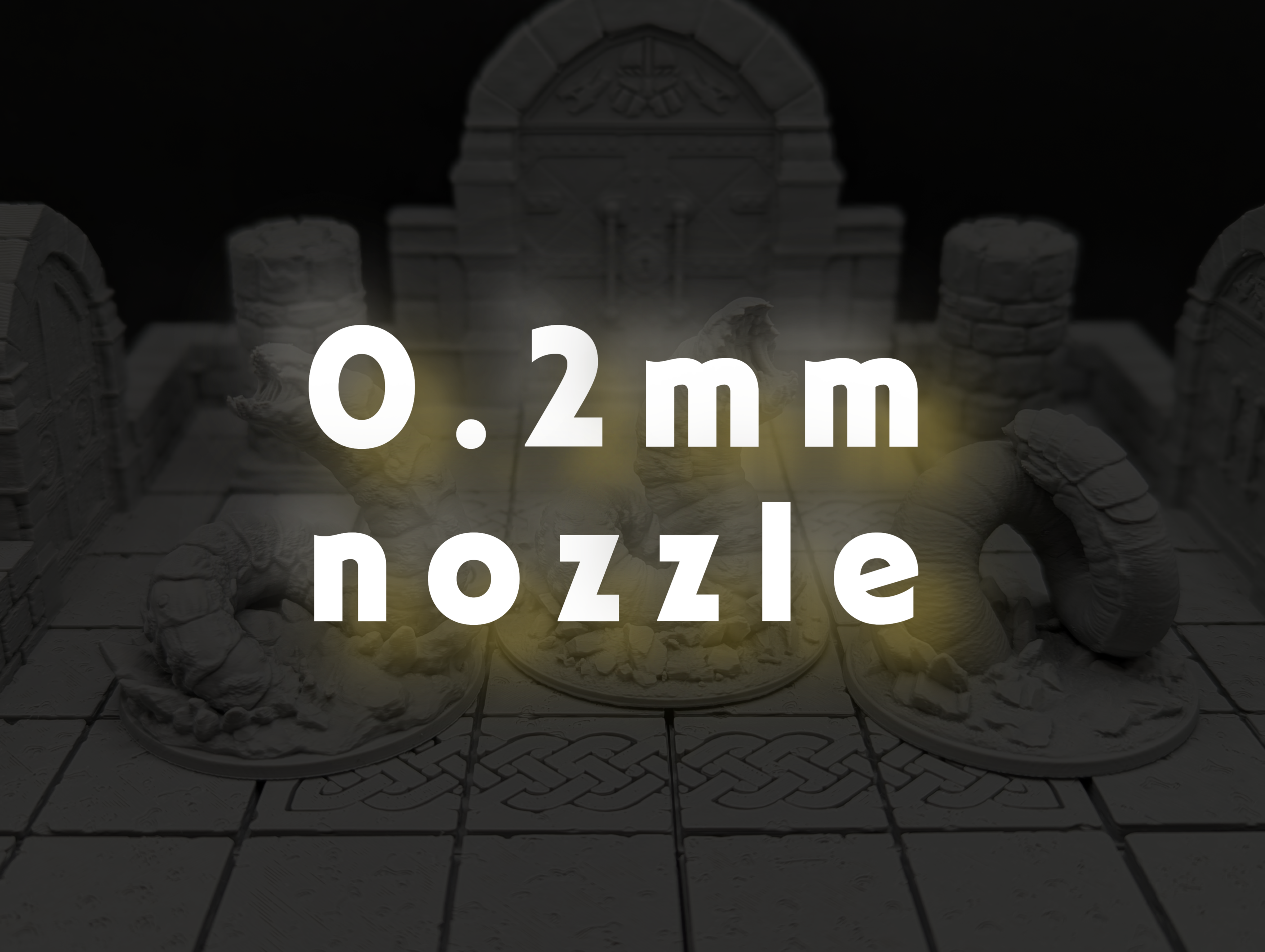 Miniatura 2 do modelo 3D Slatescale Worms (supportless creature pack) 