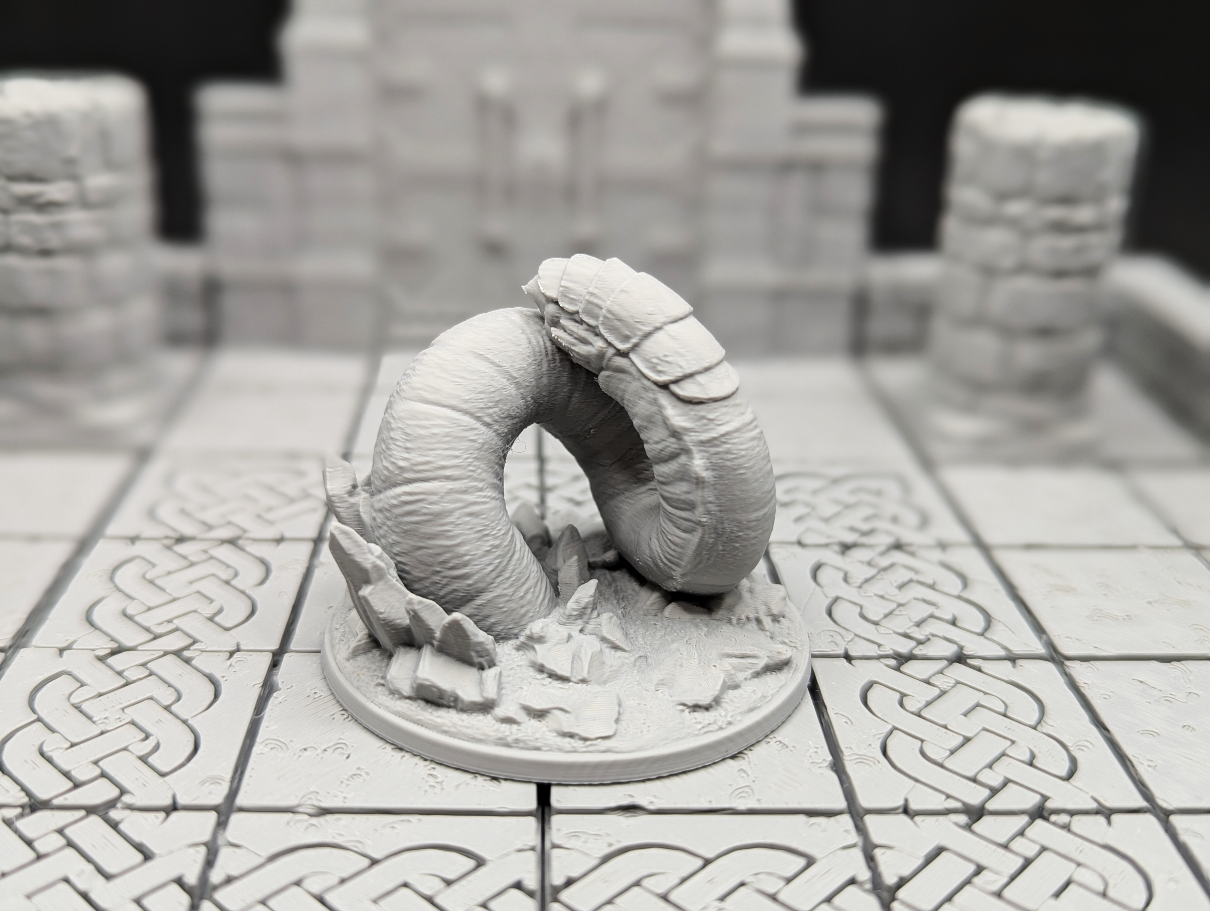 Slatescale Worms (supportless creature pack)  — 8