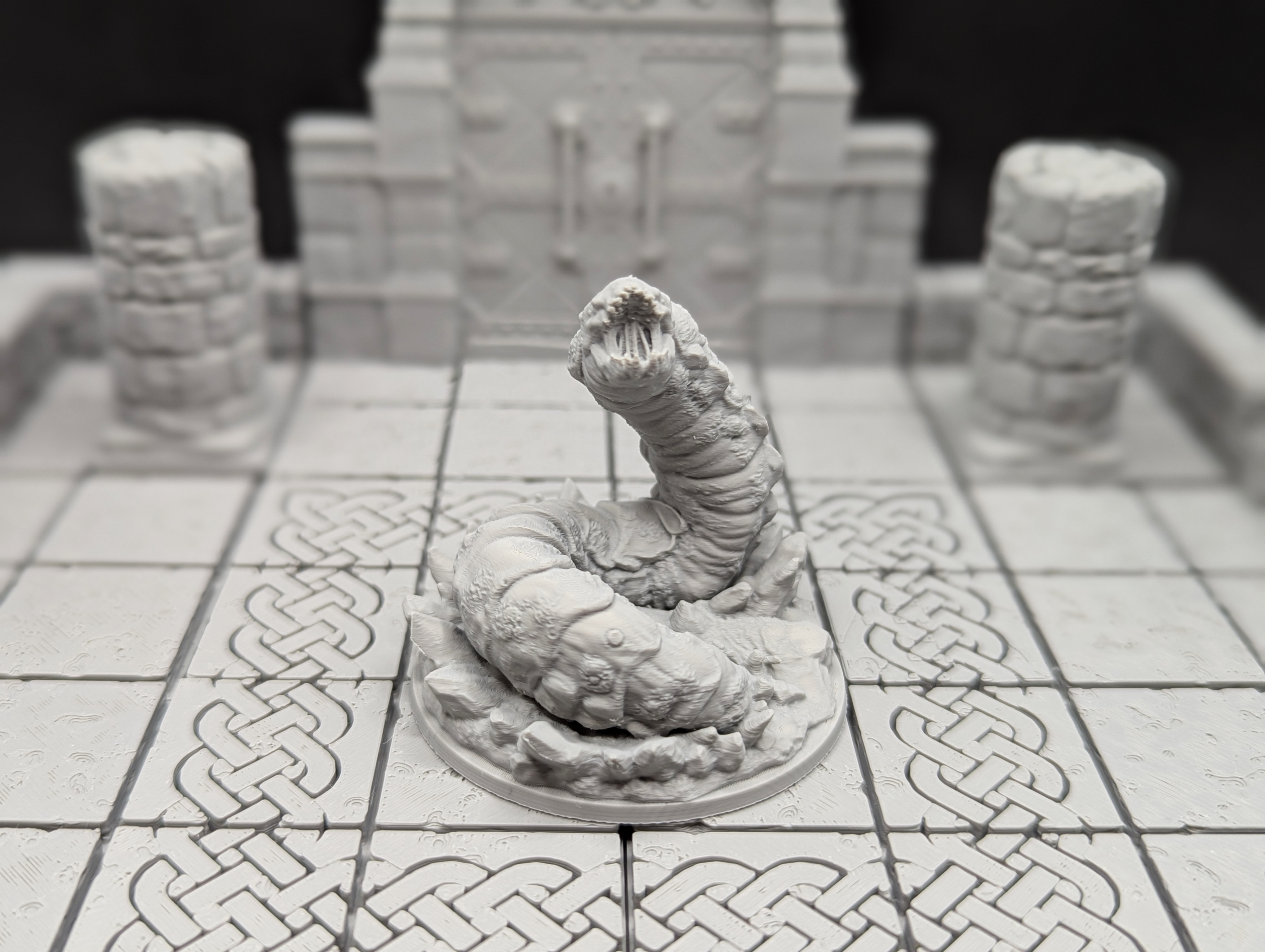 Slatescale Worms (supportless creature pack)  — 12