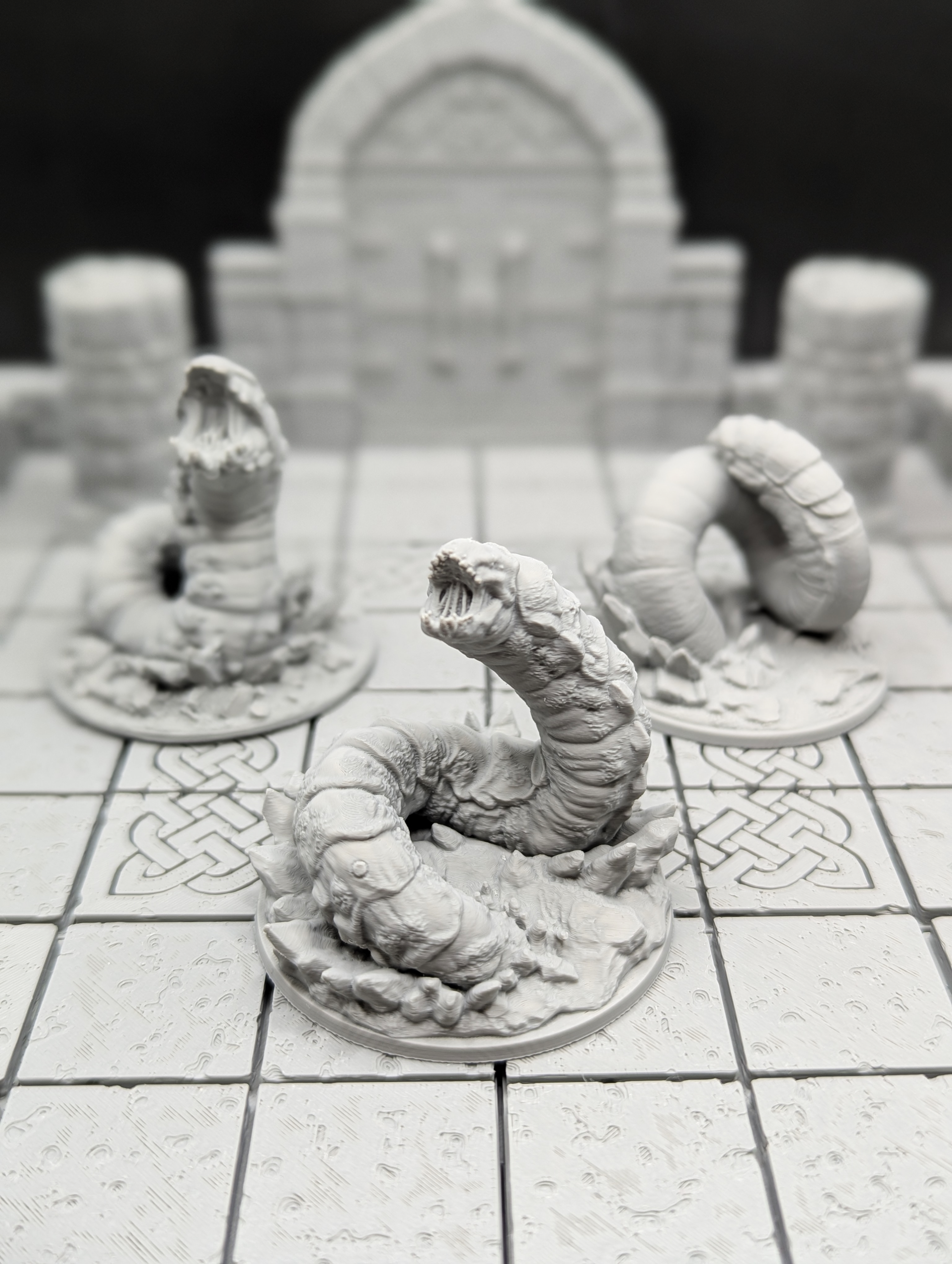 Slatescale Worms (supportless creature pack)  — 2