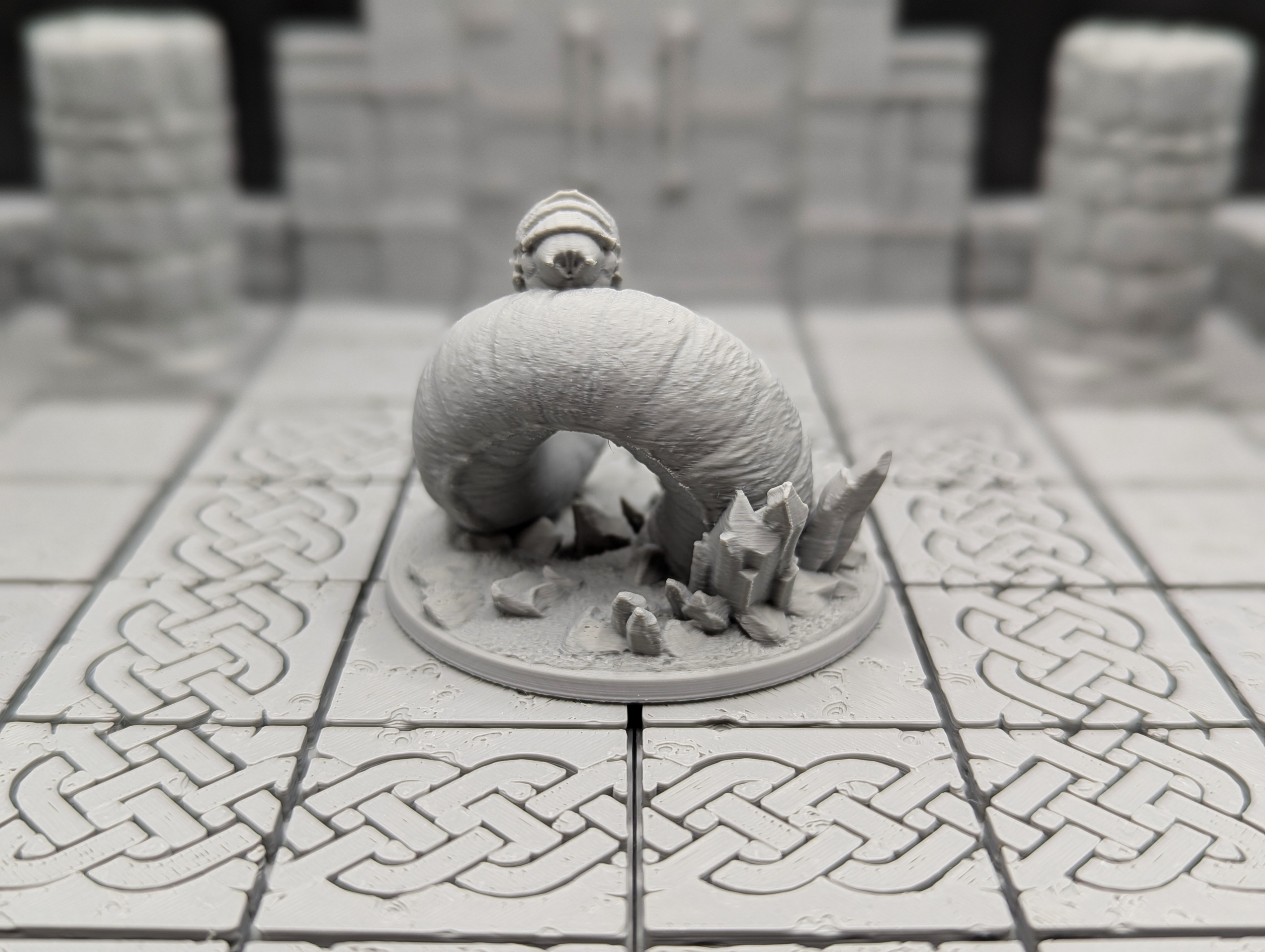 Slatescale Worms (supportless creature pack)  — 10