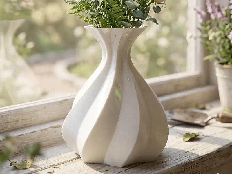 Modern Twisted Star Vase - Vase Mode Ready