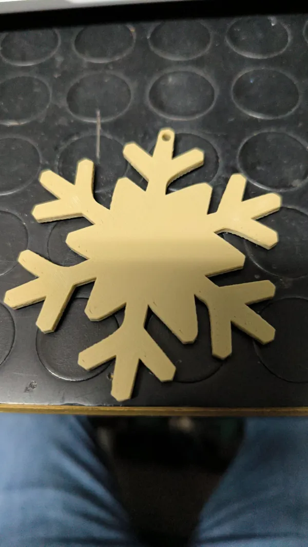 Porte-clés flocon de neige