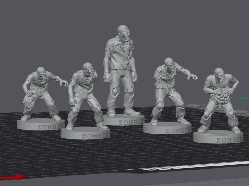 DnD - Zombie Horde – 6er Set Untote