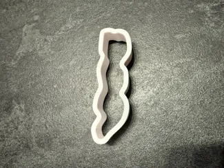 Mamma mia wave cookie cutter