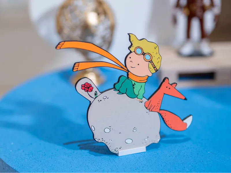 Piccolo principe 2d facile da colorare