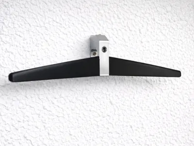 Wall mount for leather suit