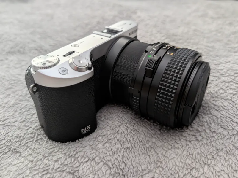 Minolta MD to Samsung NX adapter
