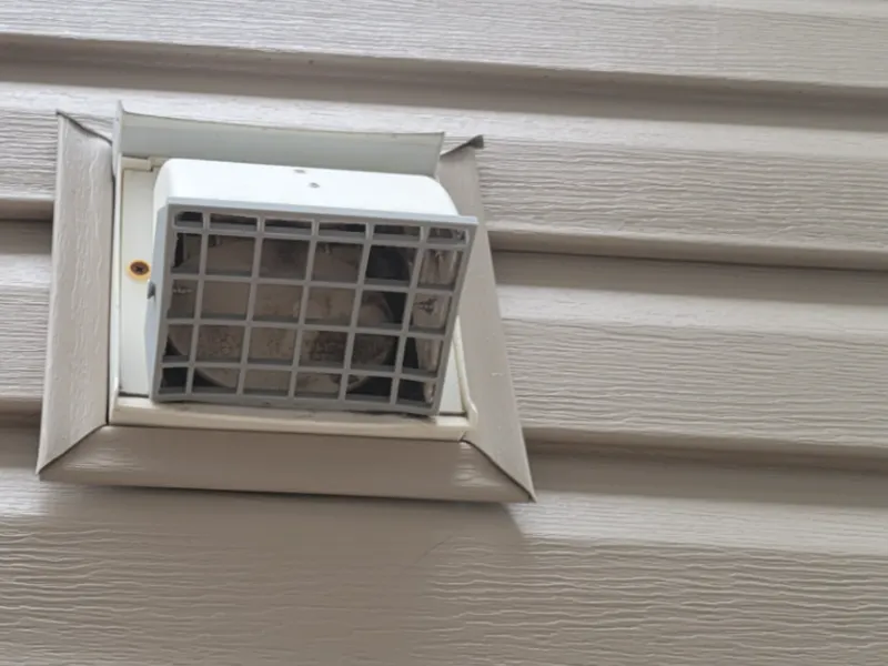 Outdoor vent cover with critter guard