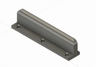 Push lock bracket angle
