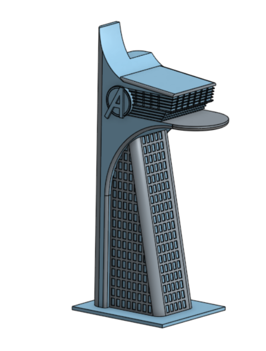 Miniatura 1 do modelo 3D Marvel Avengers tower