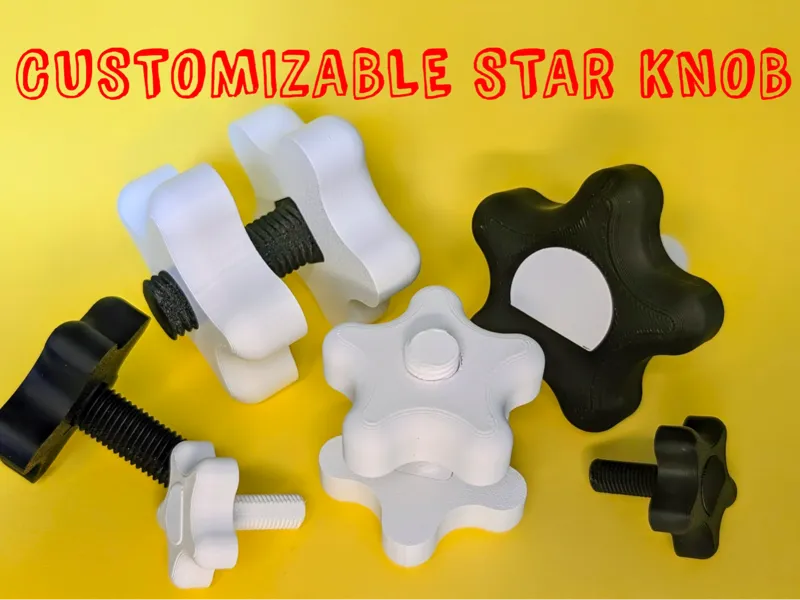 Customizable Star knob