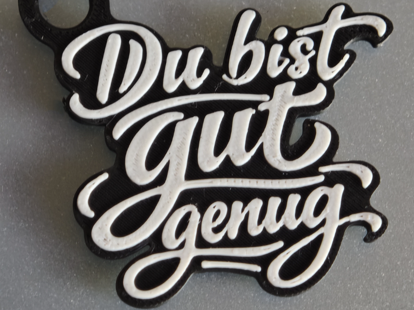 "Du bist gut genug" Schlüsselanhänger
