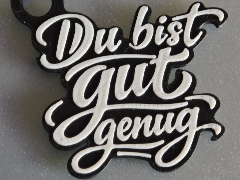 "Du bist gut genug" Schlüsselanhänger