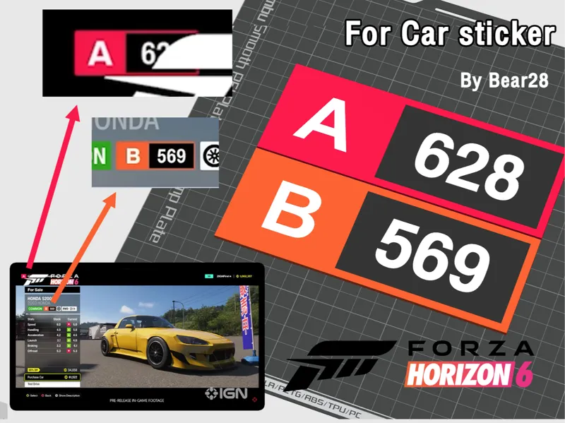 [Forza Horizon 6] Performance Index Plaques (Beta)