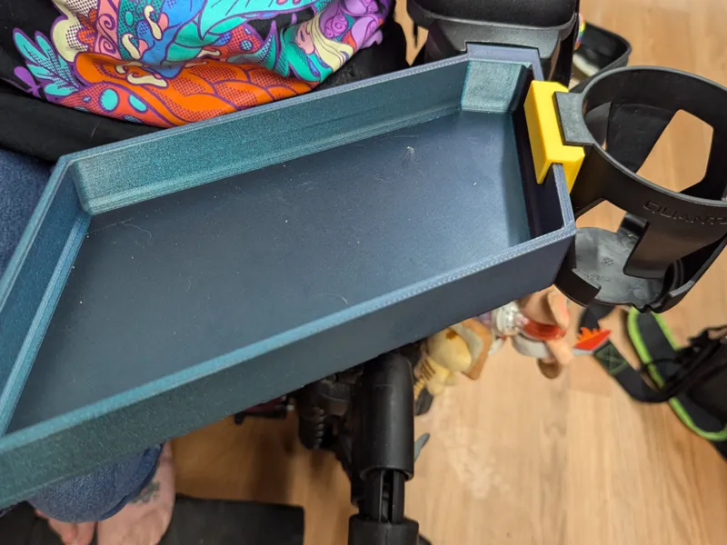 QUANTUM/PERMOBIL Wheelchair Tray + accessory clip
