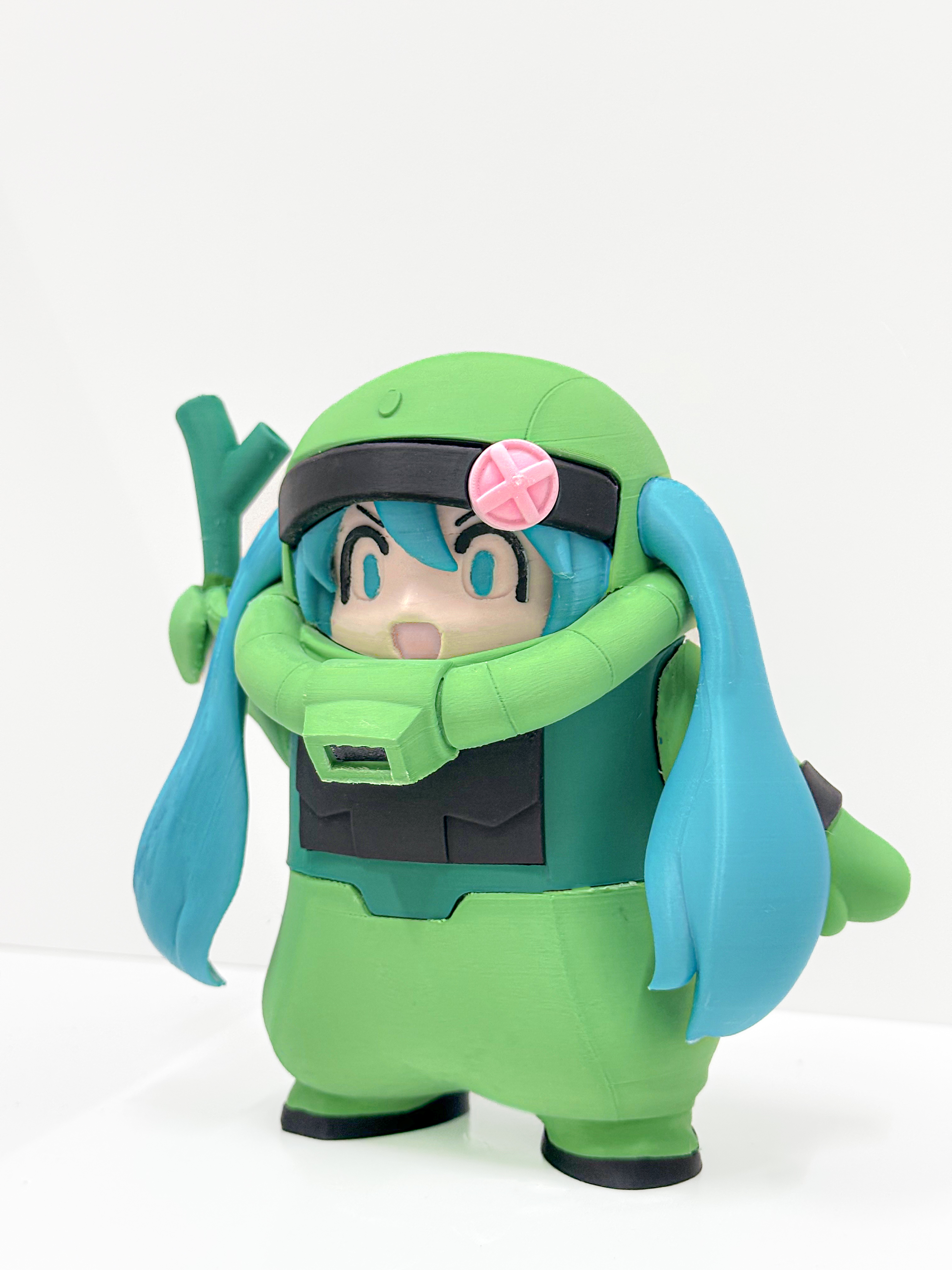Miniatura 3 do modelo 3D 【补档】扎古×初音