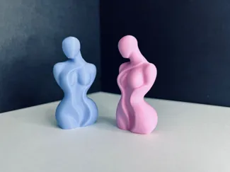 Statute women's artistic body
