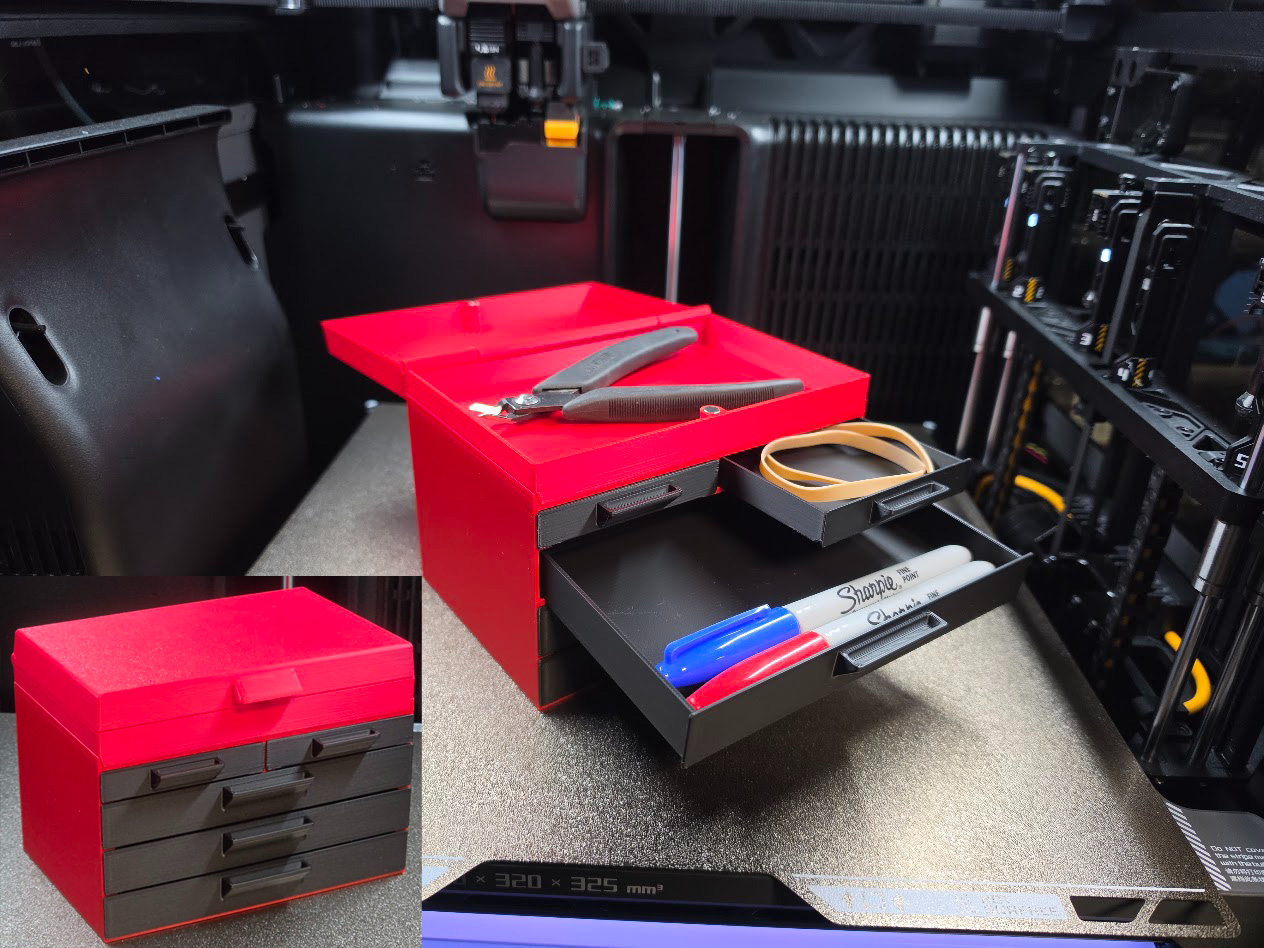 Mini Desktop Tool Box or Jewelry Box