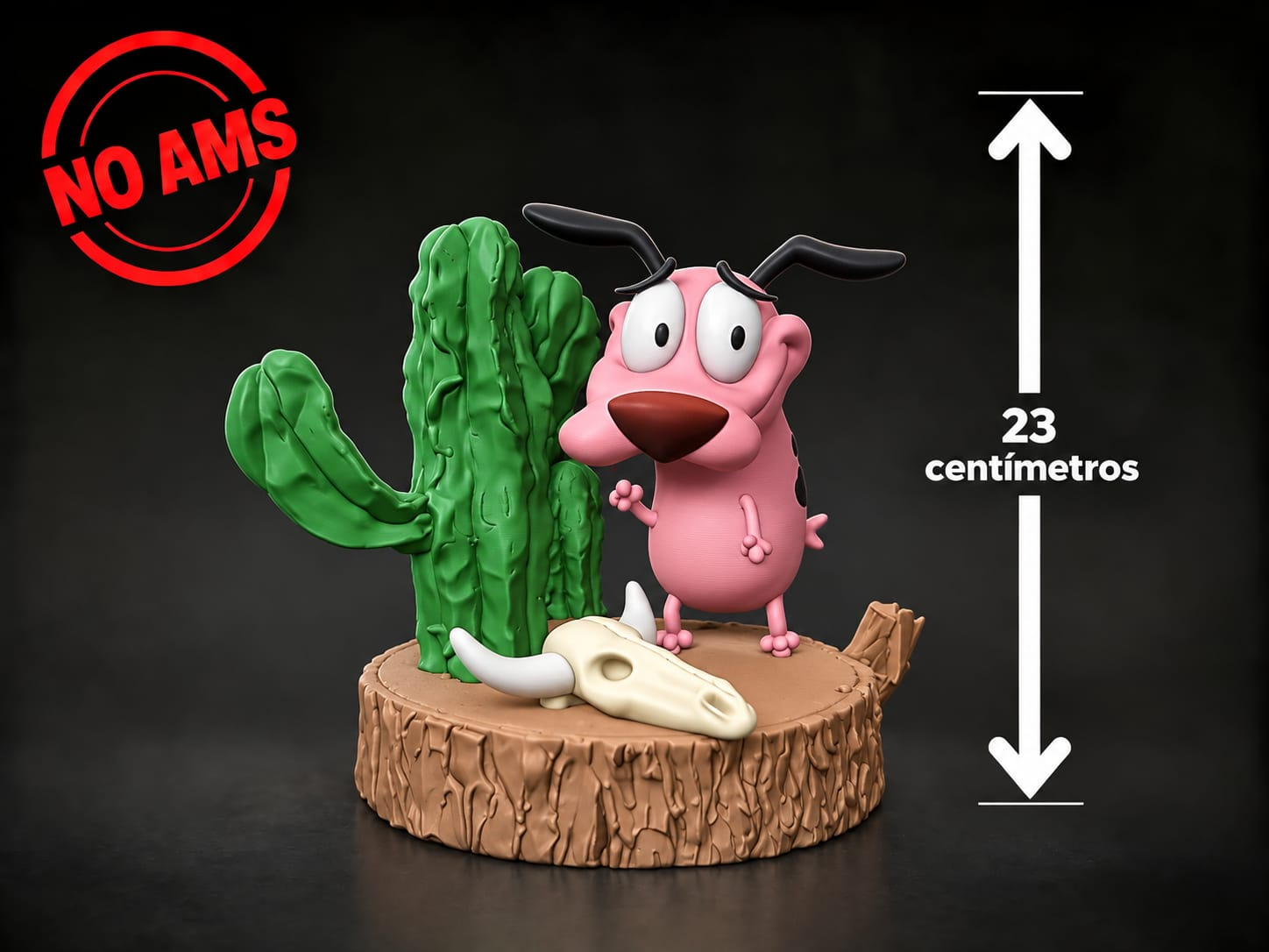 CORAGEM, O CÃO COVARDE – DIORAMA 3D MULTIPARTES - 1