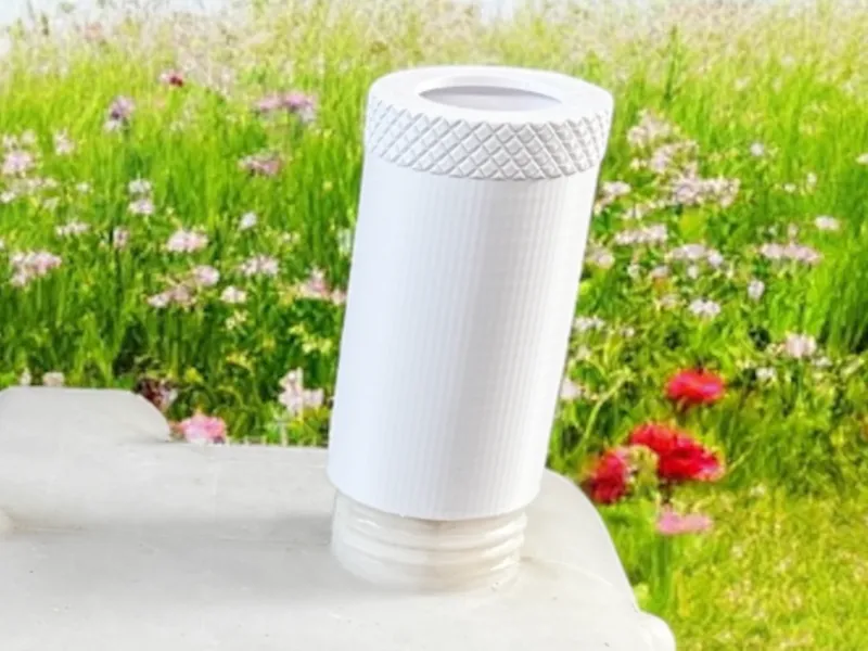 Adapter piece- grey water pipe to waste water tank