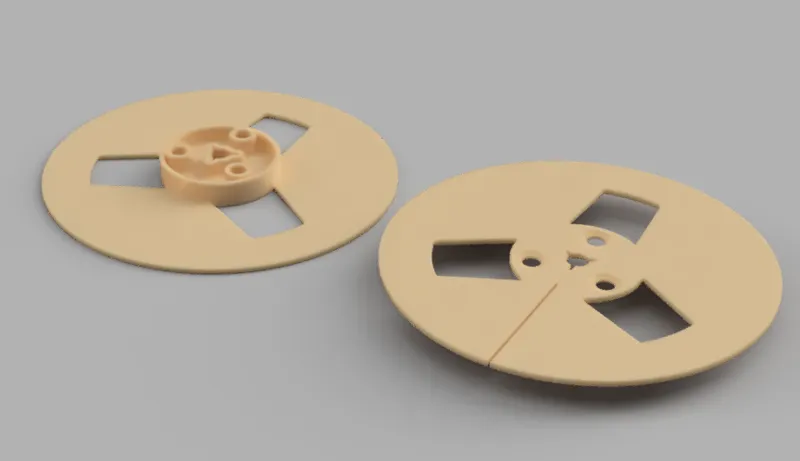 Reel-to-reel audio tape spool