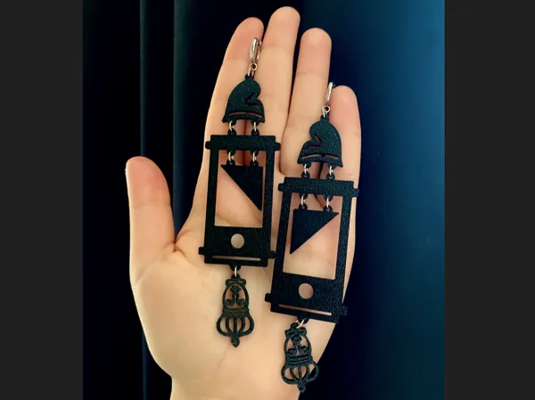Boucles d'oreilles guillotine