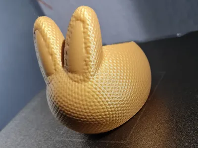 Rabbit Tealight with Knit Pattern