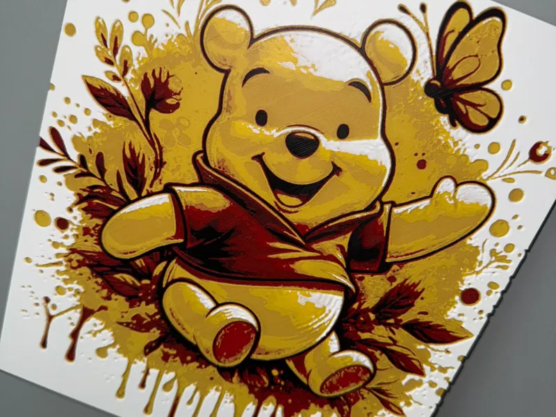 Winnie the Pooh Hueforge